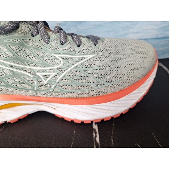 Mizuno Wave Inspire 20 XX Men\'s Gray Orange Running Shoes Sz 6.5 main image 3